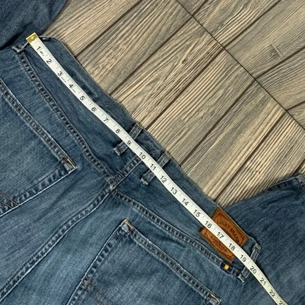 Lucky Brand Men 221 Original Straight Denim Jeans‎ Medium Wash 38x32 Stretch